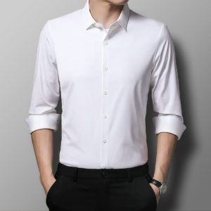 White micro shirt